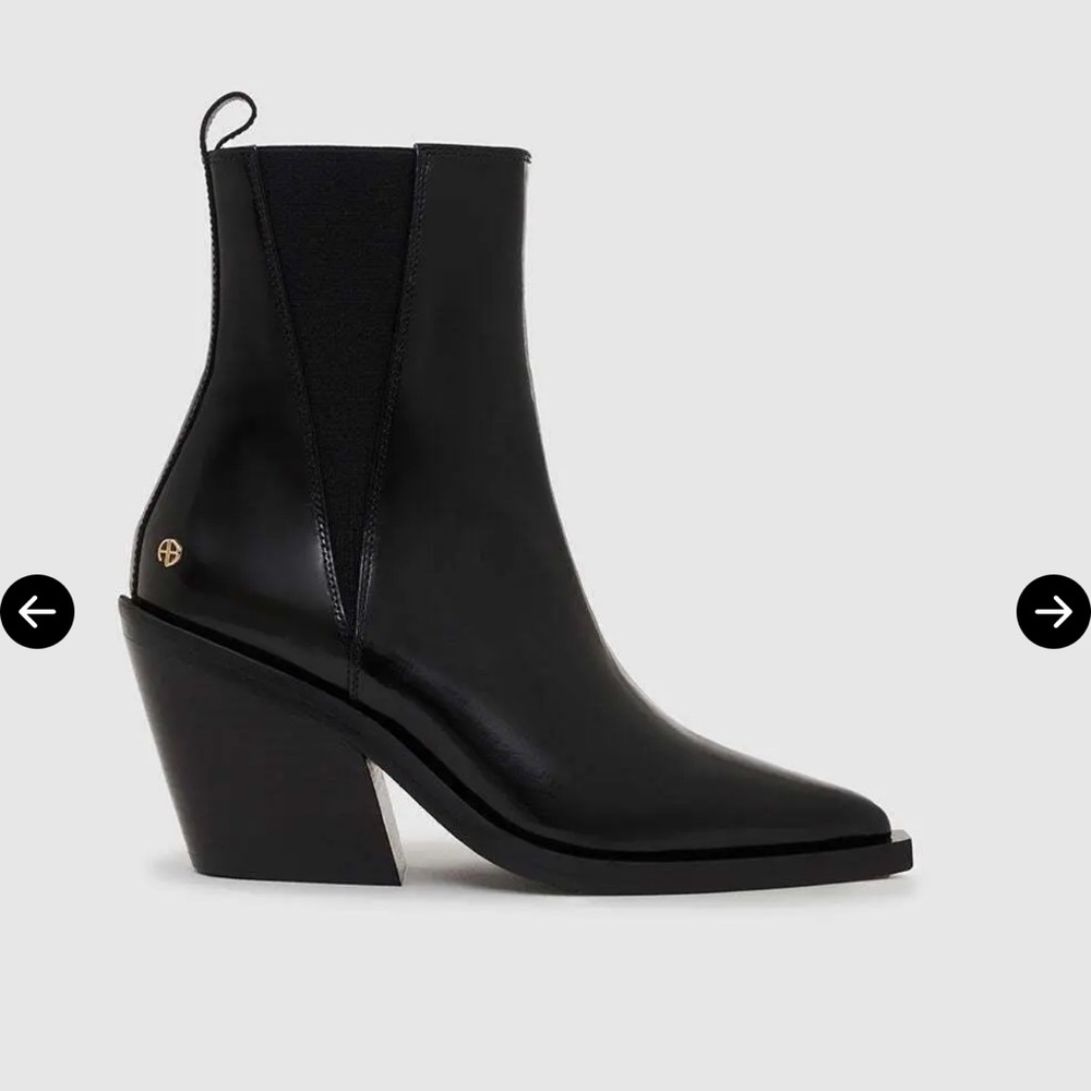 Anine Bing Bekah Boots Black Ankle 40 worn once